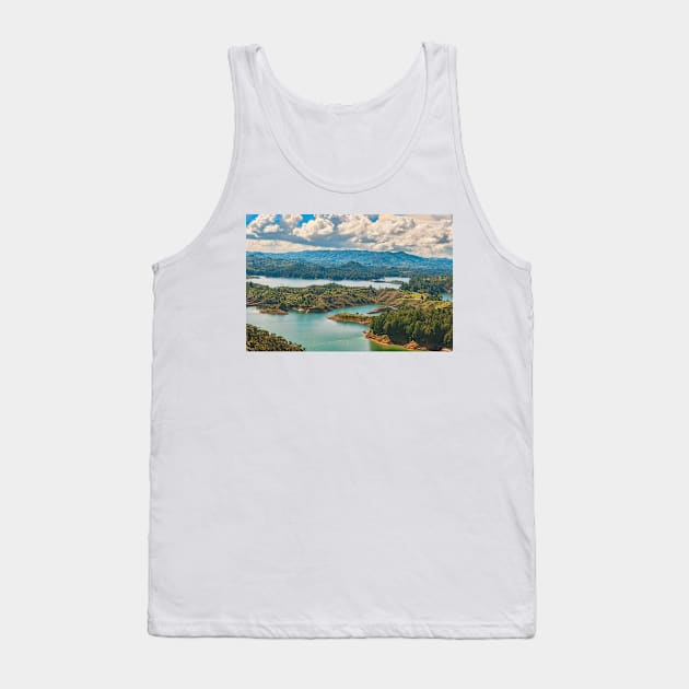 Guatape Lakes2 Columbia Tank Top by bulljup